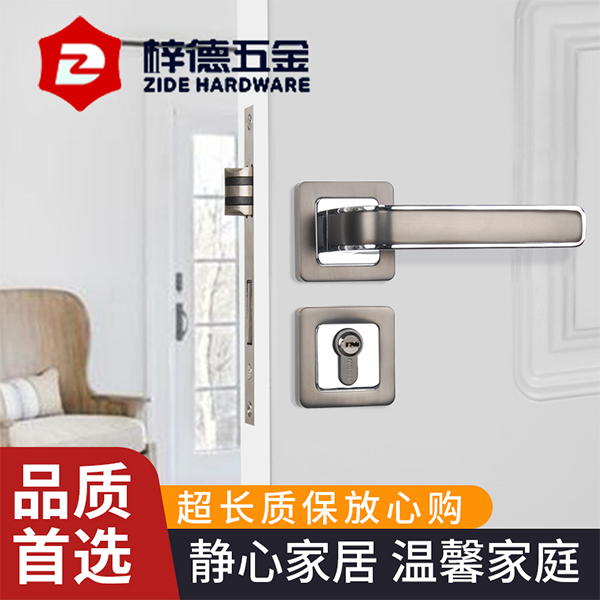 河北套裝門鎖廠家-實地工廠，款式豐富[梓德五金]
