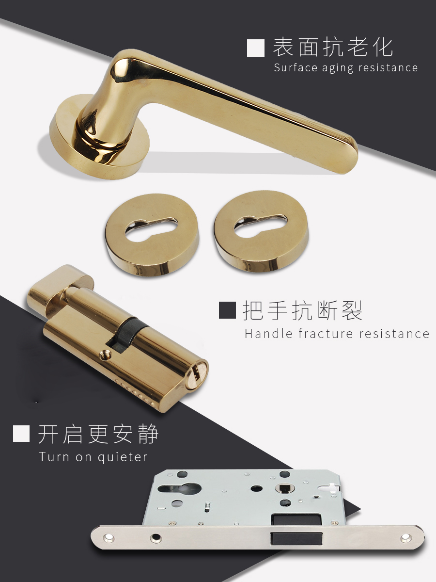 美式室內(nèi)門(mén)鎖尺寸細(xì)節(jié)