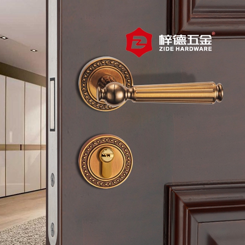 鋅合金分體執(zhí)手木門(mén)鎖80225