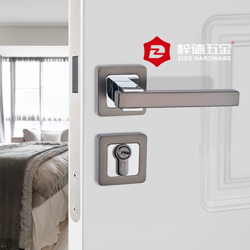 鋅合金分體執(zhí)手木門(mén)鎖80876