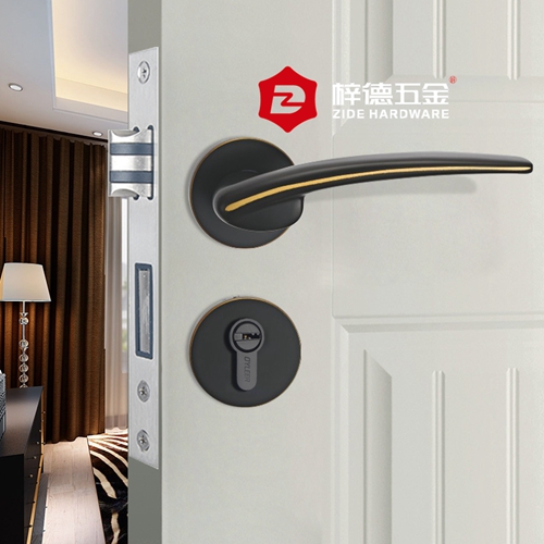 鋅合金分體執(zhí)手木門(mén)鎖608902