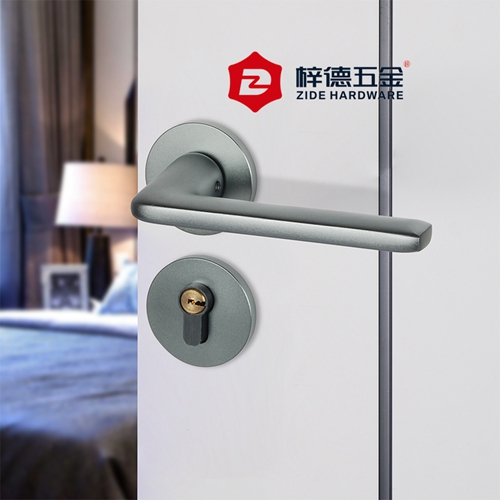 太空鋁分體房門執(zhí)手鎖53517