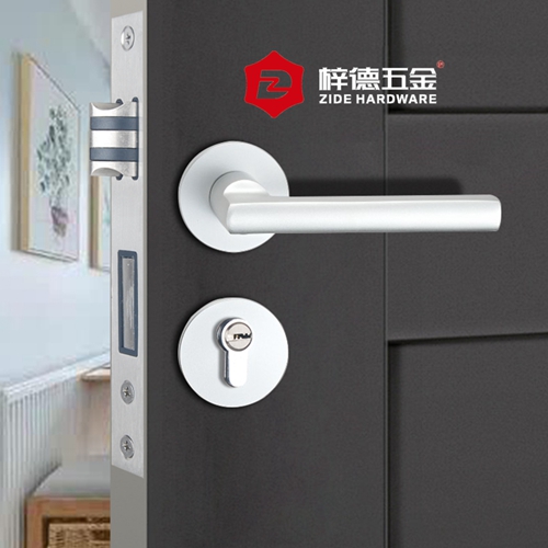 太空鋁分體房門執(zhí)手鎖53508