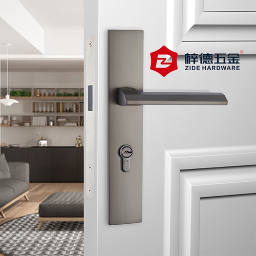 鋅合金面板磁吸執(zhí)手鎖87356