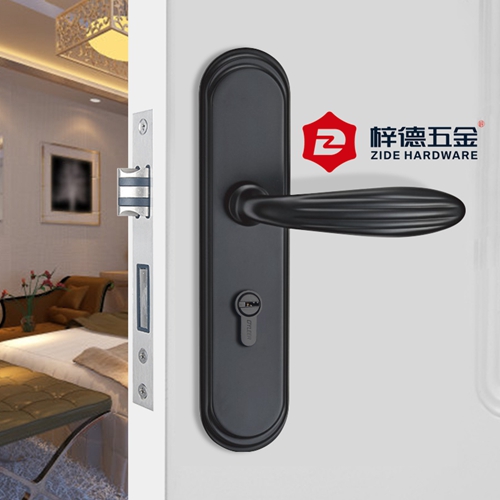 鋅合金面板臥室門鎖通用型8061