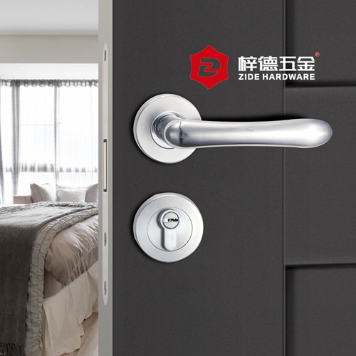 不銹鋼分體工程室內(nèi)門鎖50125