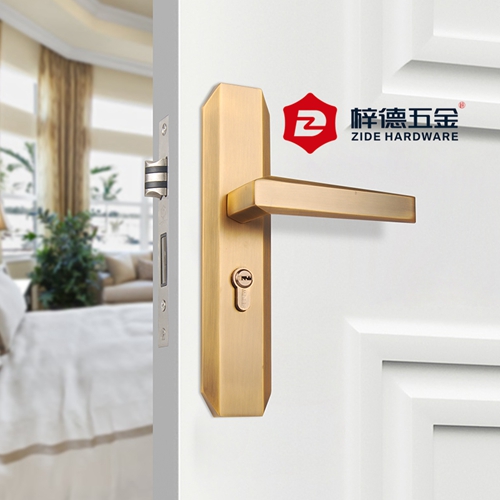 鋅合金一體靜音室內(nèi)門鎖62619