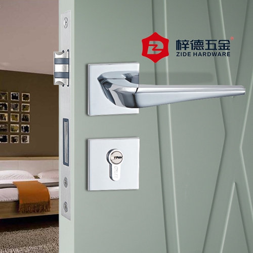 鋅合金分體磁吸家用臥室門(mén)鎖605903