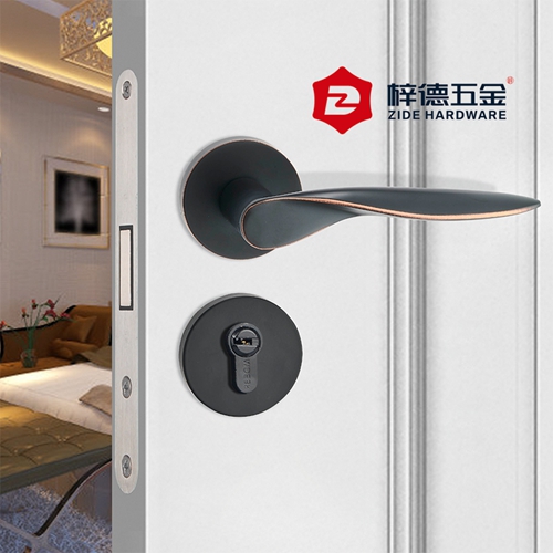 鋅合金分體室內(nèi)房門鎖60830