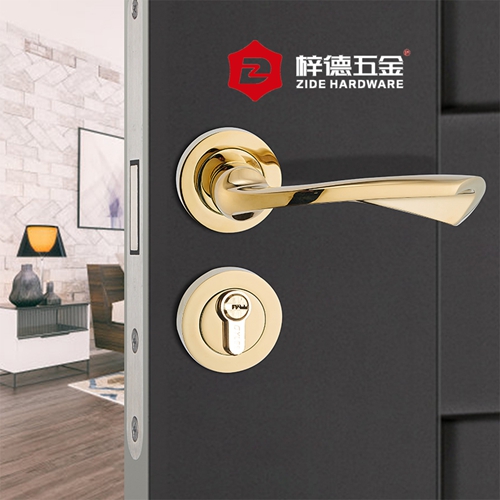 鋅合金分體磁吸室內(nèi)執(zhí)手門(mén)鎖80552