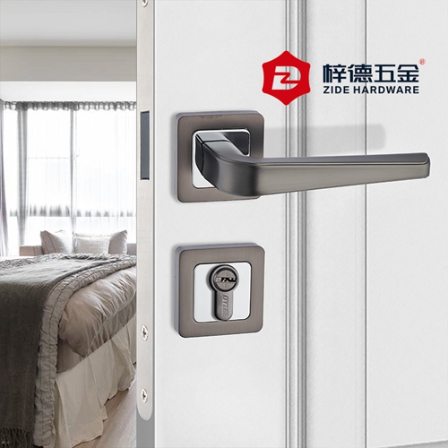 鋅合金實木門分體鎖廠家