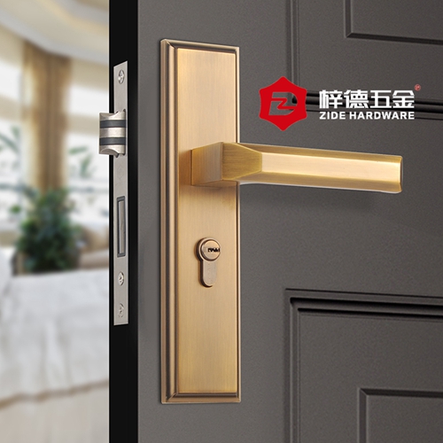 鋅合金整面板套裝門鎖具65001