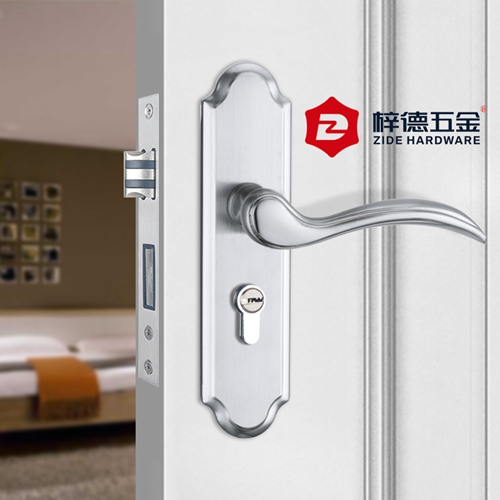 不銹鋼面板室內(nèi)門執(zhí)手鎖53422