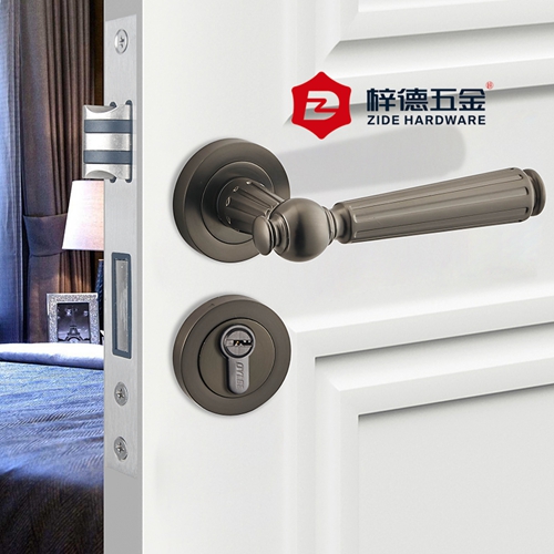 鋅合金分體臥室門鎖606825