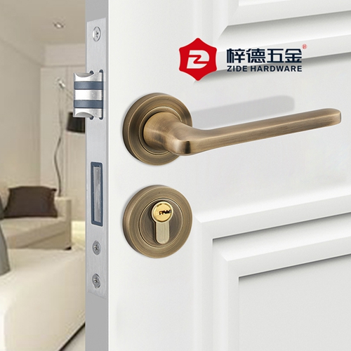 鋅合金分體磁吸室內門鎖606872