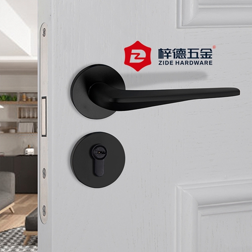 鋁合金分體式木門鎖53515