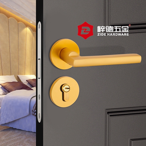 鋅合金分體室內(nèi)執(zhí)手門鎖53508
