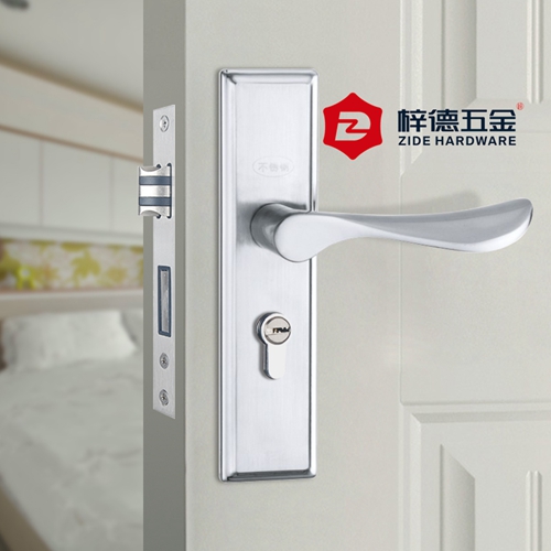 不銹鋼一體房門(mén)鎖53101